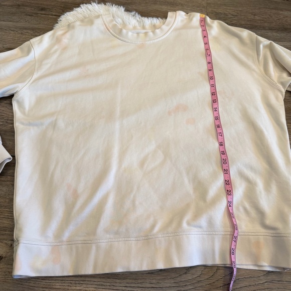 Lululemon Perfectly Oversized Crewneck Sweatshirt Wash RARE Pattern 12 Large - Picture 4 of 7